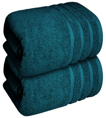 Thick and plush bath sheets for a luxurious feel